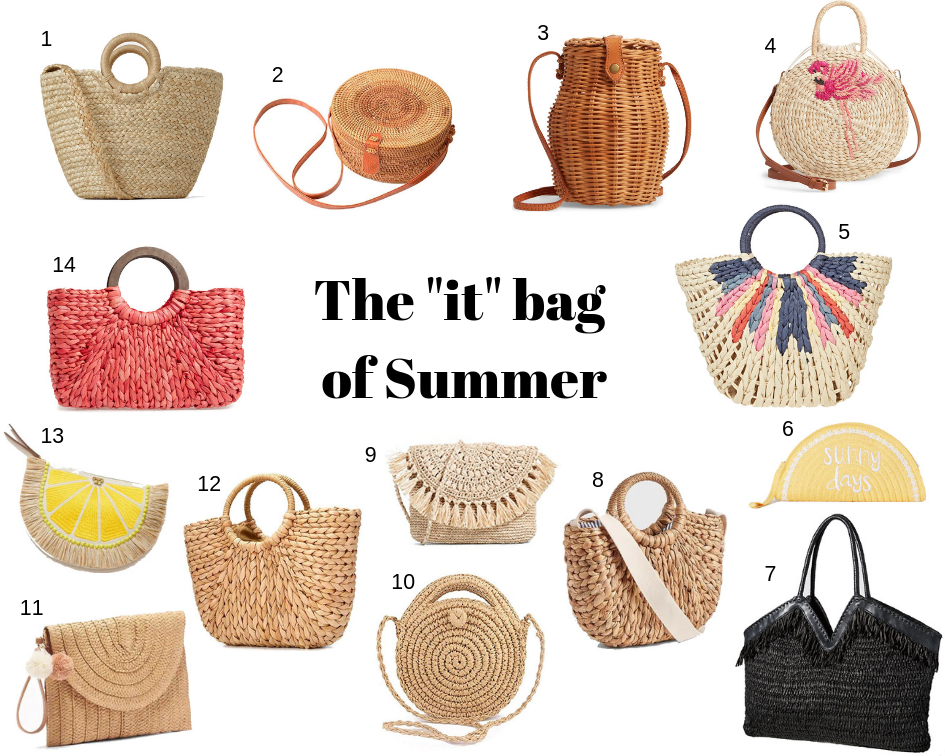 The “it” bag of Summer: The Straw Bag – Life's My Party